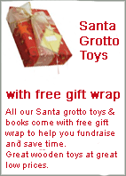 Gift Wrapped Santa Grotto Toys