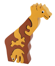 Wooden Giraffe Puzzle  (lkaj37)