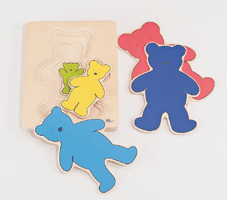 Wooden Teddy Layer Puzzle  (kp57884)
