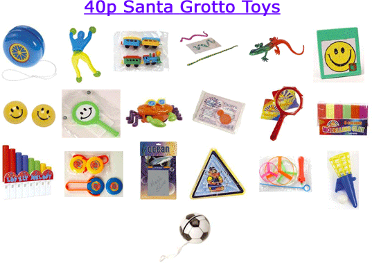 Santa Grotto Toys Price Range - 40p