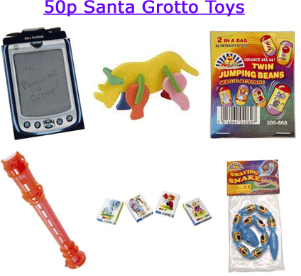 Santa Grotto Toys Price Range - 50p