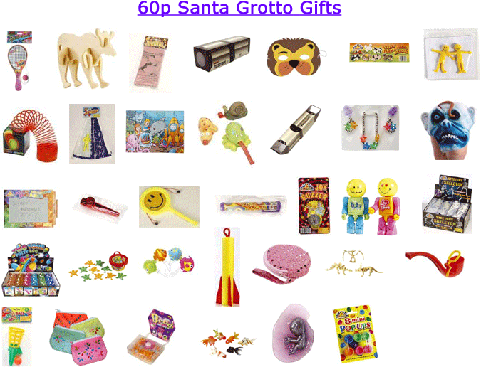 Santa Grotto Toys Price Range - 60p