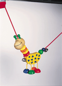Collina Giraffe Wooden Grasping Toy