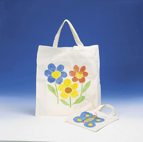 Small Cotton Bag to Decorate  (kp 057/056)
