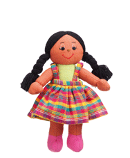 Brown Girl Doll  (lkvs26)
