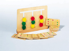 Wooden Colour Sorting Board Game  (kp wm793)